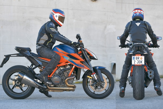 1290 SuperDuke Rの足つき＆乗車ポジション