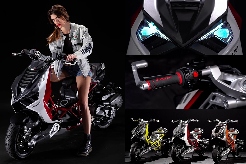 近未来的で造形美が光るスクーター イタルジェット ドラッグスター のプロモーションmovieが公開 バイクニュース タンデムスタイル