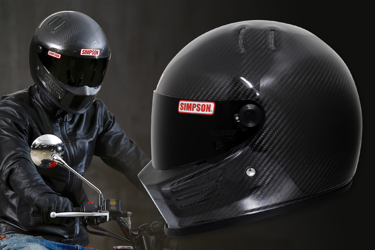 スポーティさを強調したシンプソンの代名詞的モデル Simpson Bandit Pro Carbon メーカーイチオシヘルメット徹底チェック タンデムスタイル