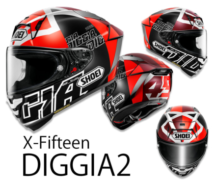 MotoGPライダー ファビオ・ディ・ジャンアントニオ選手レプリカグラフィック X-Fifteen DIGGIA2登場